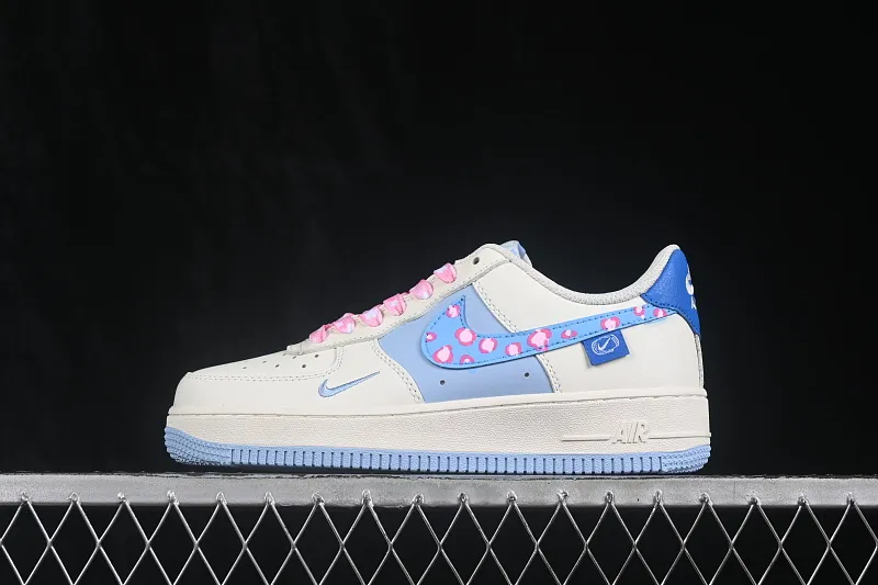 All categories Nk Air Force 1 Air Force series Nk Air Force 1 Low Air Force low-top Nike Air Force 1'07 Low "Misty Isle Tide" Hand-painted graffiti Pink and blue bubbles Air Force 1 low-top casual sneakers DB3301-112